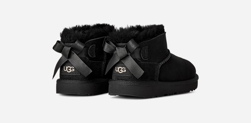 UGG® Ultra Mini Bailey Bow Boot 'Black' 1185920K-BLK