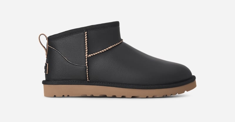UGG® Classic Ultra Mini Contrast Boot 'Black & Amphora' 1183372-BKMP