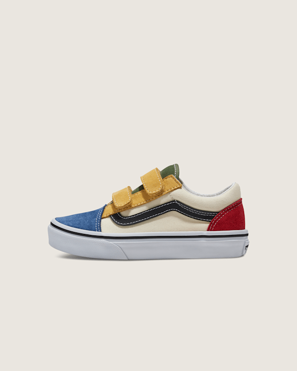 Vans Old Skool V Kids 'Red' VN0A4BUVRDB