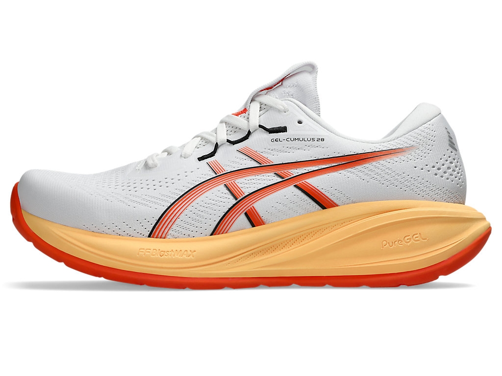 ASICS GEL-CUMULUS 28 'White/Energy Orange' 1011C143-101