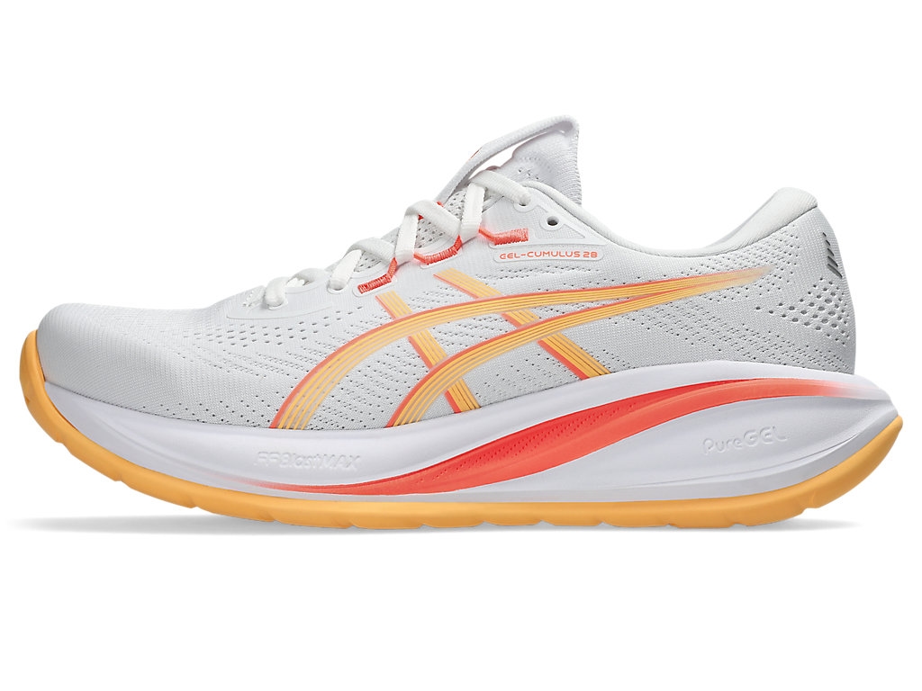ASICS GEL-CUMULUS 28 'White/Orange Glow' 1012B916-103