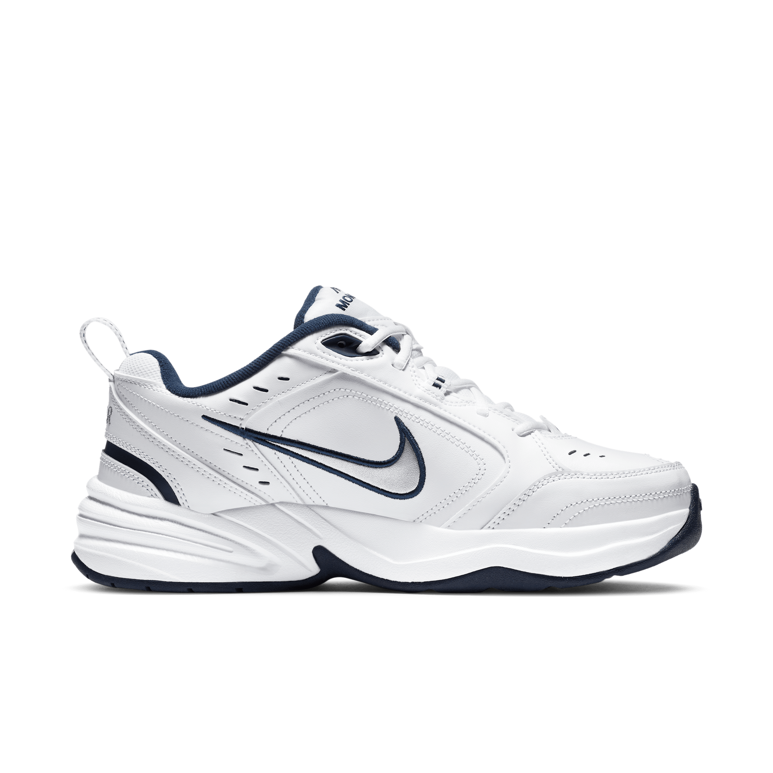 Nike Air Monarch IV White Metallic Silver 415445-102