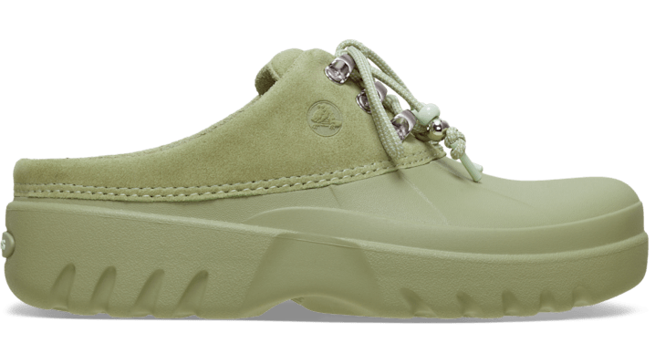Crocs Axle Suede Mule Clogs 'Tac Green' 214137-3DD