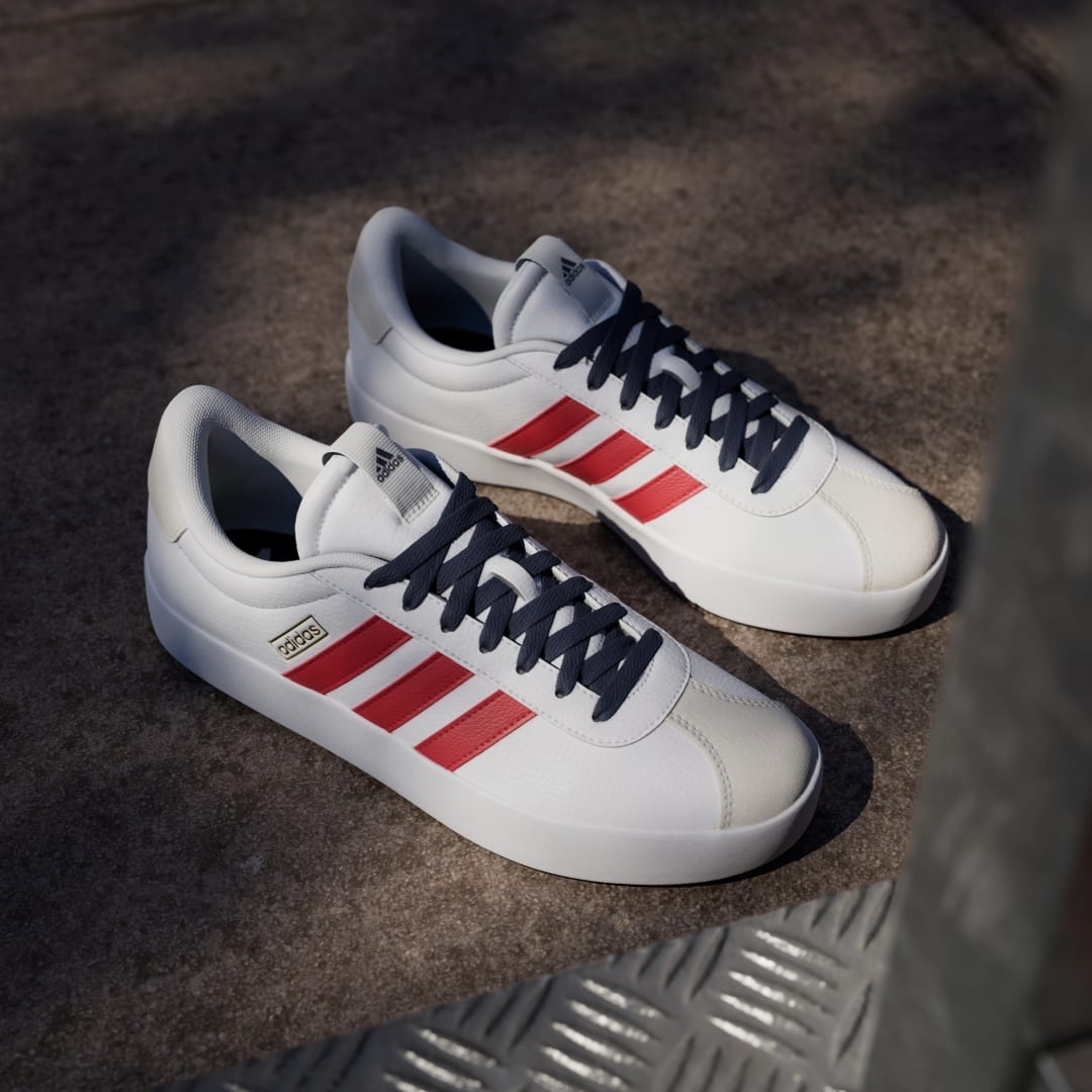 adidas VL Court 3.0 'White Scarlet Navy' IF4464