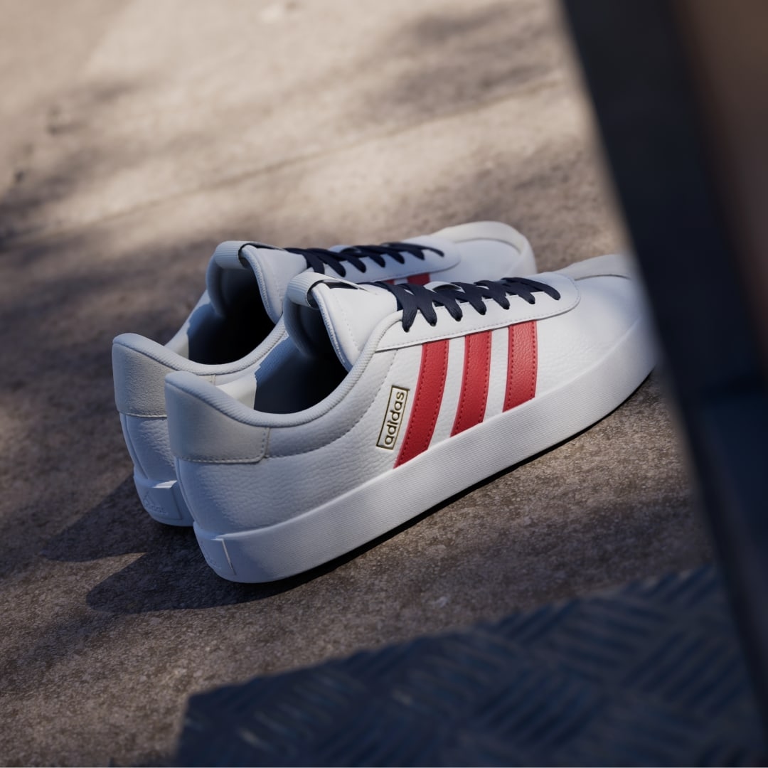adidas VL Court 3.0 'White Scarlet Navy' IF4464