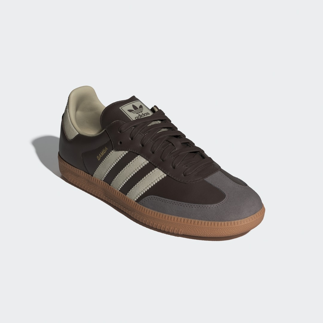 adidas Samba OG 'Brown & Putty Grey' ID1481