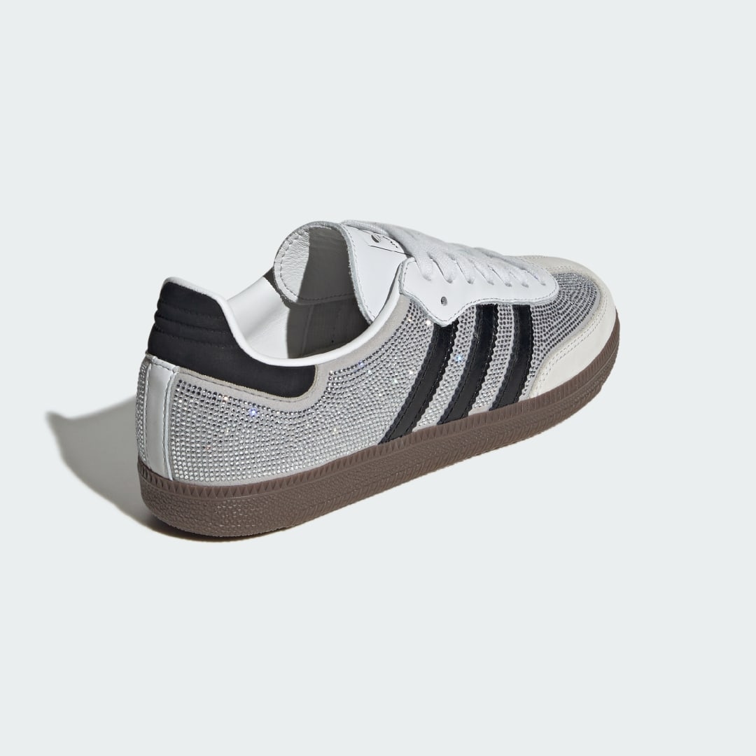 adidas Samba OG Rhinestone 'Crystal White Silver' IH9055