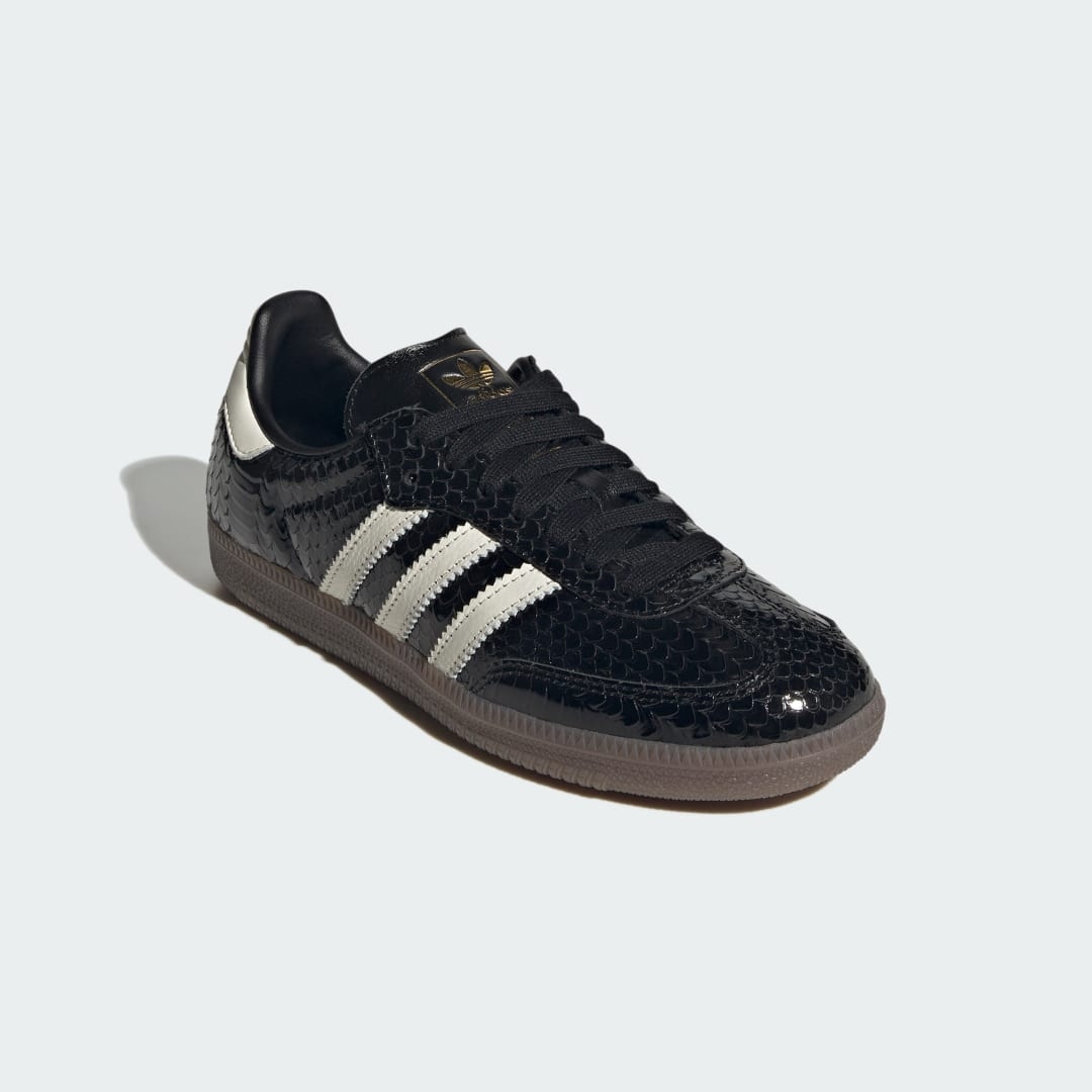 adidas Samba 'Patent Black Snakeskin' IH9015