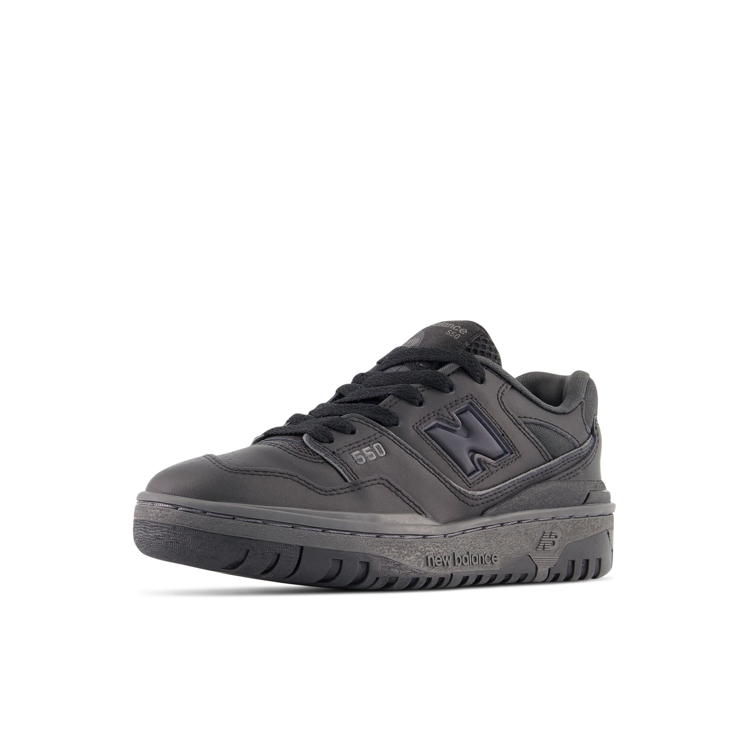 New Balance 550 Triple Black (GS) GSB550BB