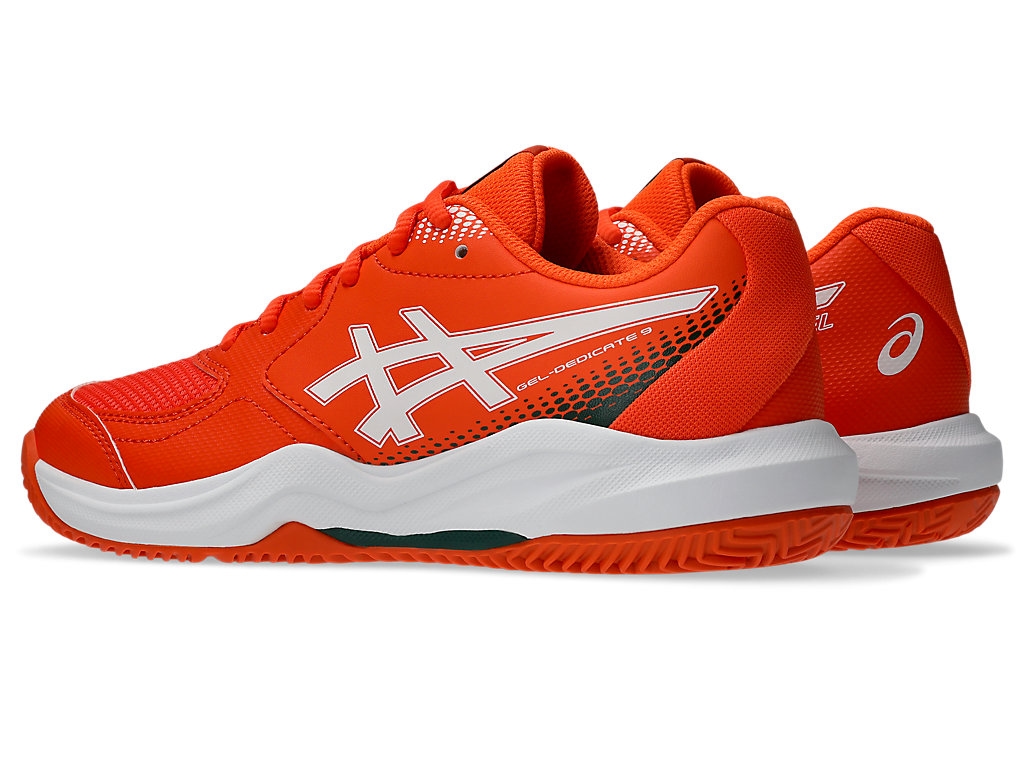 ASICS Gel-dedicate 9 Padel Gs Energy Orange 1044A086-800