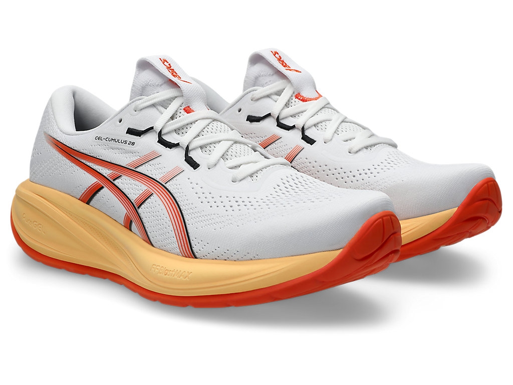 ASICS GEL-CUMULUS 28 'White/Energy Orange' 1011C143-101