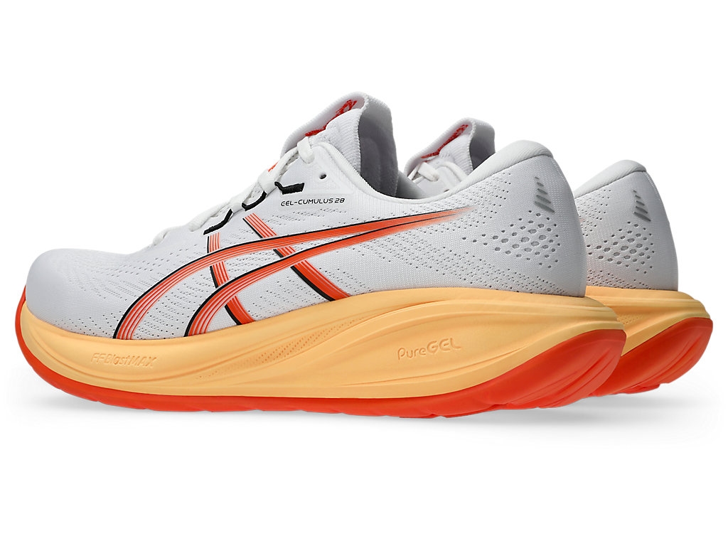 ASICS GEL-CUMULUS 28 'White/Energy Orange' 1011C143-101