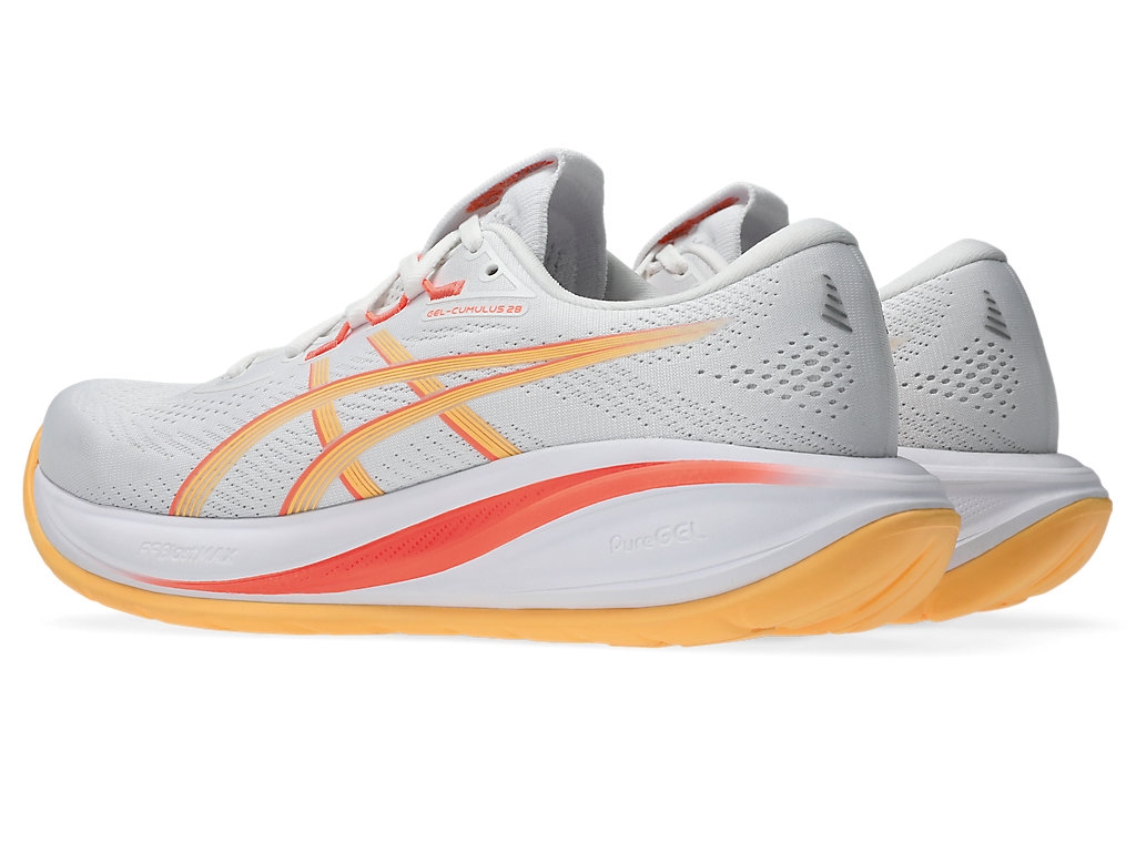 ASICS GEL-CUMULUS 28 'White/Orange Glow' 1012B916-103