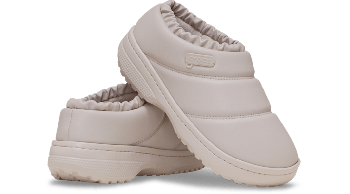 Crocs Unfurgettable Puffy Clogs 'Cocoa Crème' 215274-2PL