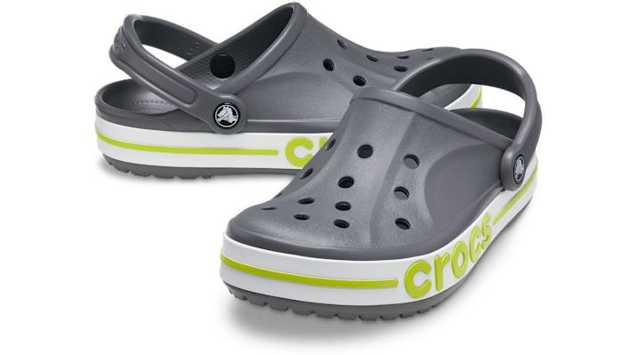 Crocs Bayaband ClogsSlate Grey / Lime Punch 205089-0GX