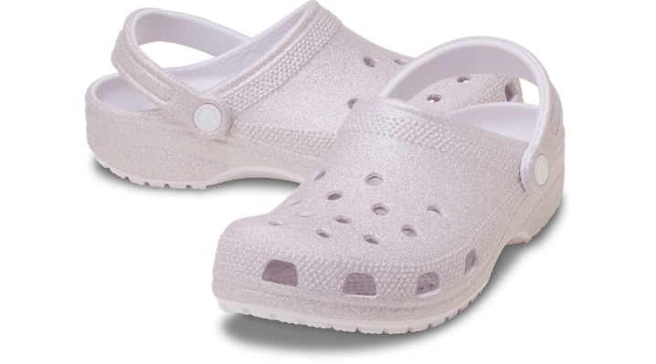 Crocs Classic Glitter Clogs Grape Ice 205942-5DK
