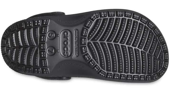 Crocs Classic Glitter Clogs Black Glitter 205942-0WH