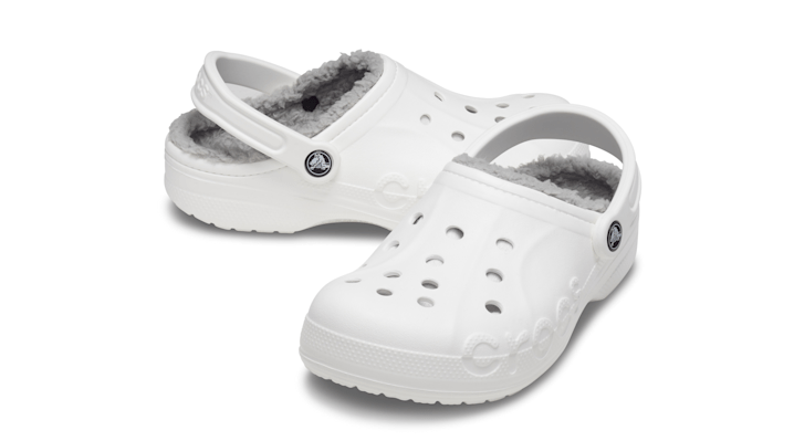 Crocs Baya Lined ClogsWhite / Light Grey 205969-11H