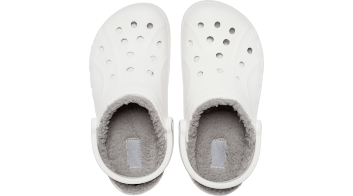 Crocs Baya Lined ClogsWhite / Light Grey 205969-11H