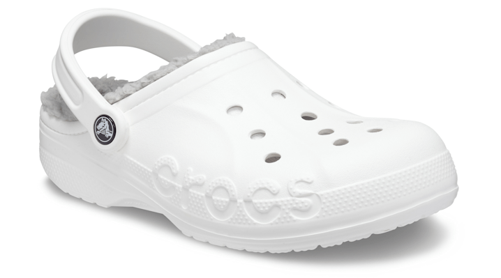 Crocs Baya Lined ClogsWhite / Light Grey 205969-11H