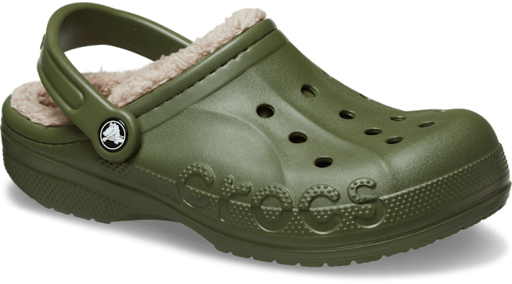 Crocs Baya Lined ClogsArmy Green / Multi 205969-3TC