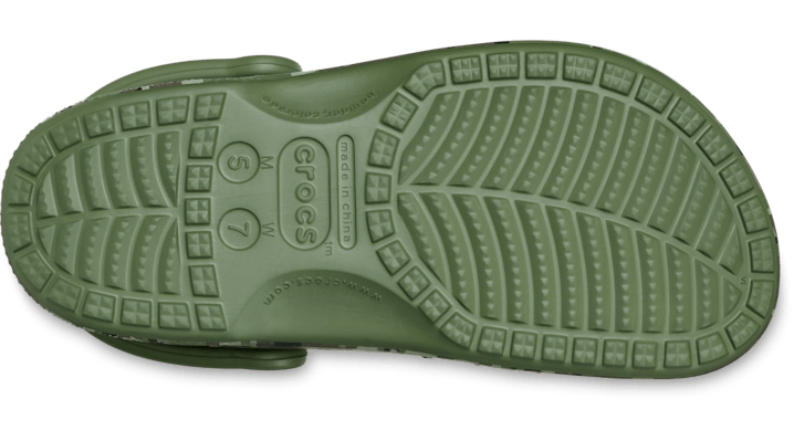 Crocs Baya Seasonal Printed Clogs Army Green & Multi 'Army Green' 206230-3TC