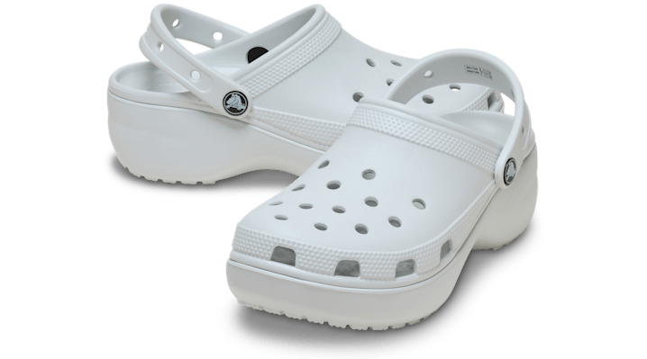 Crocs Women Classic Platform Clogs Moonlight 206750-1NK