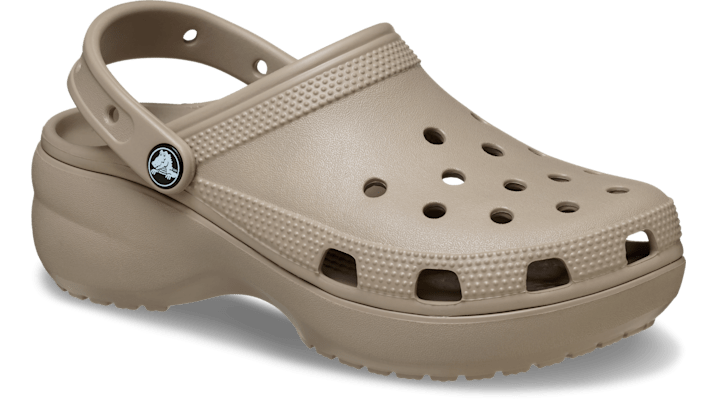 Crocs Classic Platform Clogs Taupe 206750-214