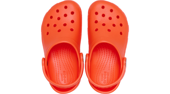 Crocs Toddler Classic Clogs Kinder Shocking Orange 206990-85F