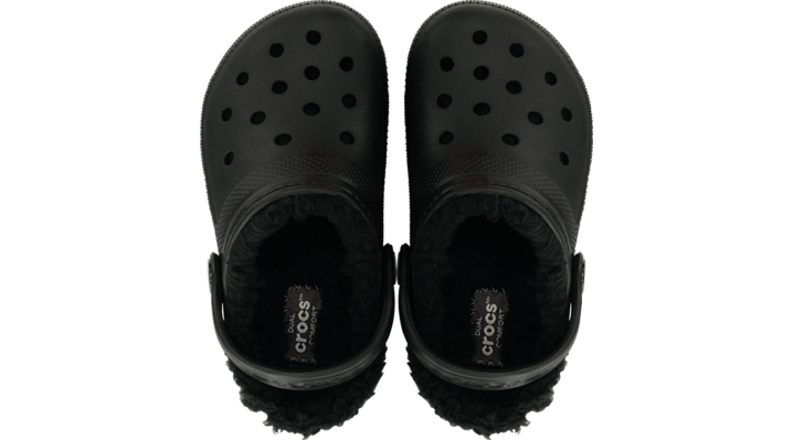 Crocs Toddler Classic Lined ClogsKinder Black / Black 207009-060