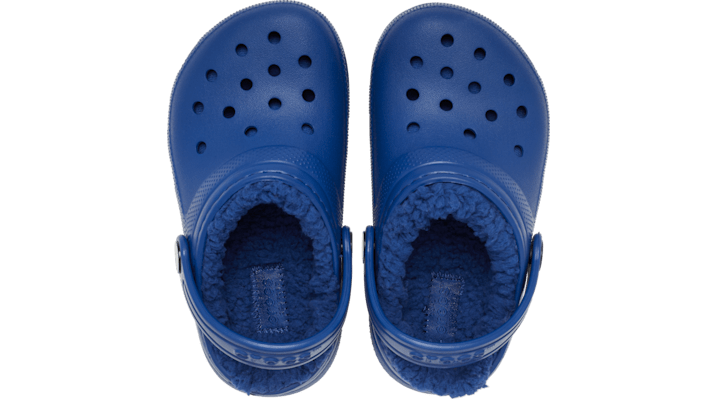 Crocs Toddler Classic Lined Clogs Kinder Ribbon Blue 207009-5FH