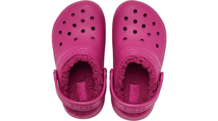 Crocs Toddler Classic Lined Clogs Kinder Royal Pink 207009-7DQ
