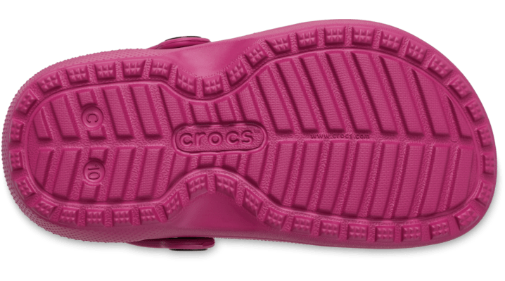 Crocs Toddler Classic Lined Clogs Kinder Royal Pink 207009-7DQ