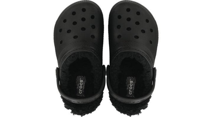 Crocs Kids' Classic Faux Shearling-Lined Rubber Clogs 207010-060
