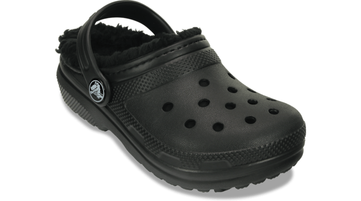 Crocs Kids' Classic Faux Shearling-Lined Rubber Clogs 207010-060