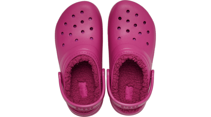 Crocs Classic Lined Clogs Kinder Royal Pink 207010-7DQ