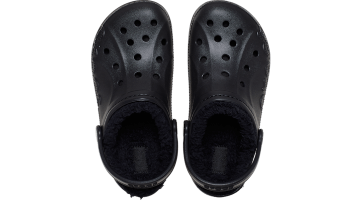 Crocs Baya Lined Clogs Kinder Black 207500-001
