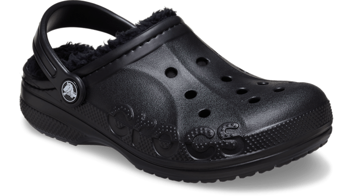 Crocs Baya Lined Clogs Kinder Black 207500-001