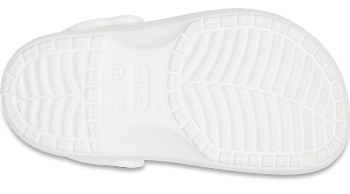 Crocs Toddler Baya Lined ClogsKinder White / Light Grey 207501-11H