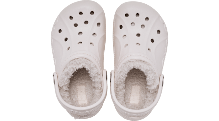 Crocs Toddler Baya Lined Clogs Kinder Barely Pink 207501-6PI