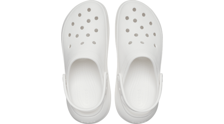 Crocs Classic Crush Platform Rubber Clogs 207521-100