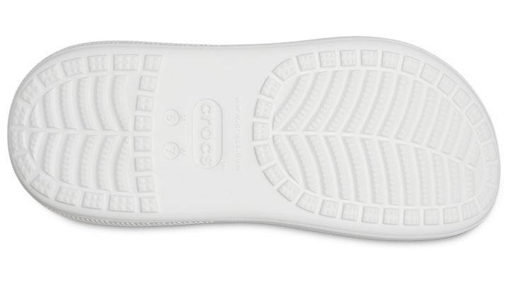Crocs Classic Crush Platform Rubber Clogs 207521-100