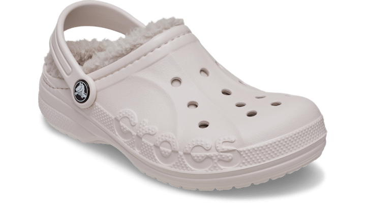 Crocs Toddler Baya Lined Clogs Kinder Barely Pink 207501-6PI