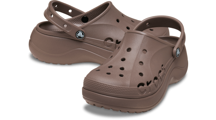 Crocs Women Baya Platform Clogs Truffle 208186-0LF