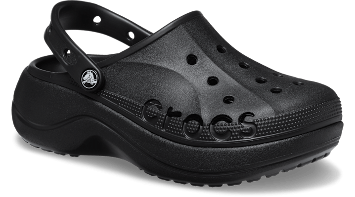 Crocs Baya Platform ClogsBlack 208186-001