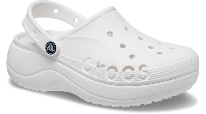Crocs Baya Platform ClogsWhite 208186-100