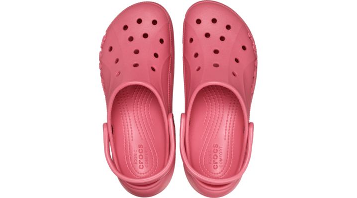 Crocs Women Baya Platform Clogs Dark Cherry 208186-6XF
