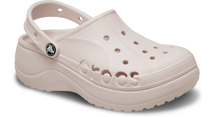 Crocs Baya Platform Clogs Barely Pink 208186-6PI