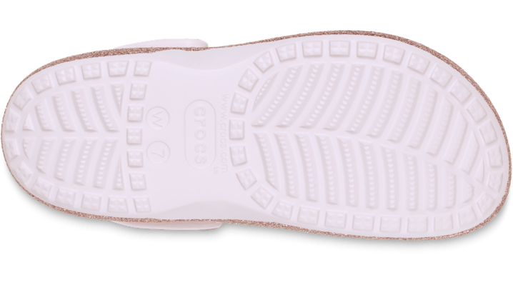 Crocs Women Baya Platform Glitter Clogs Barely Pink 208459-6PI