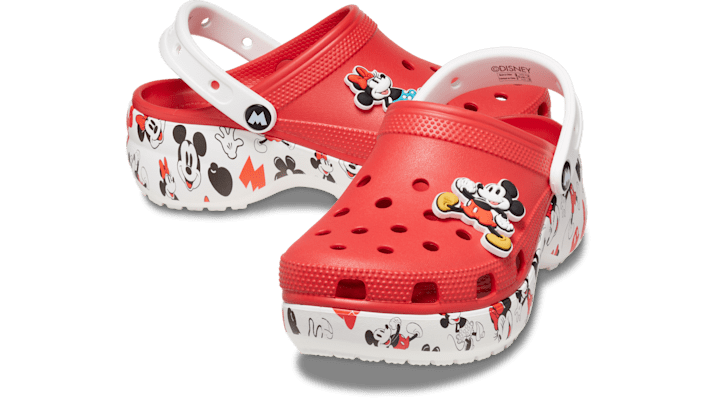 Crocs Mickey Platform Clogs Flame 208885-8C1